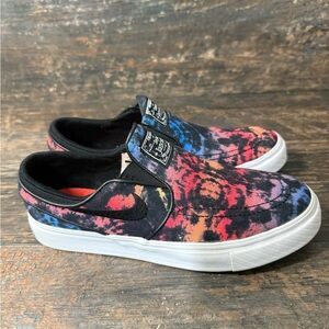 Nike Stefan Janoski Multicolor Slip-On Sneakers Tie Dye Loafers
